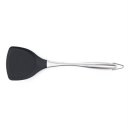 Stainless Steel Handle Silicone Spatula Special For Non-stick Frying Pan