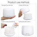 300ml Air Humidifier Aroma Essential Oil Diffuser with LED Light Mist Maker