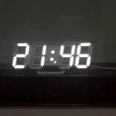 3D LED Table Clock Number Design Show Temperature Date Living Room Clock