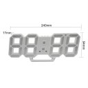 3D LED Table Clock Number Design Show Temperature Date Living Room Clock