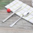 Stainless Steel Dinnerware Set Spoon Chopsticks Suit Outdoor Cutlery Set