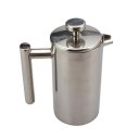 Stainless Steel Double Wall Insulated French Press Coffee Tea Pot with Filter