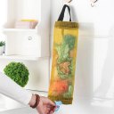 Transparent Mesh Hanging Garbage Bags Storage Holder Organizer Storage Rack