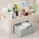 Desktop Makeup Organizer Plastic Storage Box Cosmetic Organizer Storage Case