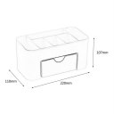 Desktop Makeup Organizer Plastic Storage Box Cosmetic Organizer Storage Case