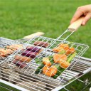 Barbecue Clips Iron Wire BBQ Net Grill BBQ Tongs Fried Meat Vegetable Clamp