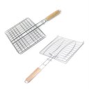 Barbecue Clips Iron Wire BBQ Net Grill BBQ Tongs Fried Meat Vegetable Clamp