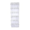 24-Pockets Non-Woven Hanging Storage Bag Behind Doors Space Saving Shoes Rack