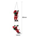 Santa Claus Climbing Stairs Christmas Tree Decoration Large Size With Stair