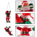 Santa Claus Climbing Stairs Christmas Tree Decoration Large Size With Stair