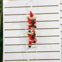 Santa Claus Climbing Stairs Christmas Tree Decoration Large Size With Stair