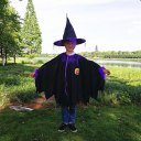 Cute Kids Children Halloween Cosplay Coat Cloak With Hat Halloween Suits Set