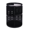 Layered Design 360 Degree Rotatable Multifunction Plastic Cosmetic Storage Rack