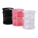 Layered Design 360 Degree Rotatable Multifunction Plastic Cosmetic Storage Rack