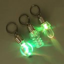 Funny LED Bulb Keychain Colorful Flash Light Chain Colorful Torch Keyring