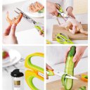 Multifunctional Kitchen Scissor Stainless Steel Scissor For Peeling Decaping