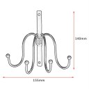 4 Hooks Clothing Hat Bag Hook Bathroom Robe Hooks Wall Hanger Mounted Product