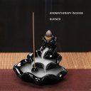 Burners Lotus Pond Moonlight Smoke Fragrant Lotus Leaf Home Decoration Censer