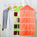 Large Capacity 16 Grids Wardrobe Hanging Organizer Bras Socks Storage Bag