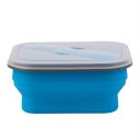 Foldable XF9112-L1 Safety Silicone Lunch Box Children Picnic Food Container