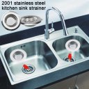 Modern Simple Design Home Kitchen Stainless Steel Sink Filter Strainer