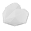 Bakeware Diamond Love Hearts Mousse Cake Mold French Dessert Silicone Mold