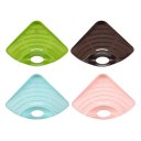 Home Kitchen Sink Corner Storage Rack Solid Color Sponge Holder Organizer