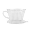 PP Resin Coffee Filter Cup Drip Coffee Filter Manually Follicular Filter