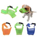 Dog Pet Mouth Bound Device Safety Adjustable Breathable Muzzle Stop Biting