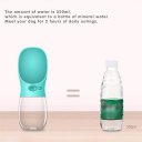 350ML Portable Pet Dog Fedding Bottle Food Grade Plastic Drinking Water Bottle