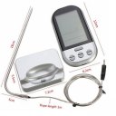 LCD Screen Display Practical Digital Wireless Barbecue BBQ Meat Thermometer