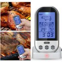 LCD Screen Display Practical Digital Wireless Barbecue BBQ Meat Thermometer