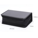 128 Disc CD Box DVD Storage Case Carrying Bag Organizer PU Leather Holder