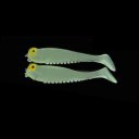 5PCS 5CM Luminous Fishing Baits Lightweight Imitation Fish Lures Soft Baits