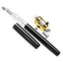 Lightweight Portable Pen Rod Fishing Set Telescopic Fishing Rod Pole + Reel