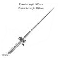 Lightweight Portable Pen Rod Fishing Set Telescopic Fishing Rod Pole + Reel