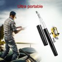 Lightweight Portable Pen Rod Fishing Set Telescopic Fishing Rod Pole + Reel