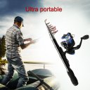 Mini Telescopic Short Fishing Rod Portable Hand Carbon Fiber Fishing Pole