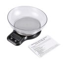 Electronic Digital Home Kitchen Food Scale 0.1g-3kg 95 Backlight & Bowl