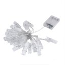 Mini 20 LED Clip Battery Operated String Lights Holiday Home Decoration Lights