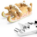 8PCS/SET Stainless Steel 3D Cookie Cutter DIY Home Kitchen Baking Mould