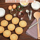 12PCS/SET Stainless Steel Cookie Cake Mold Kitchen Baking Donuts Maker Cutter