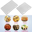 Home Kitchen Baking Easy Clean Nonstick Cooling Rack Mesh Grid Drying Stand