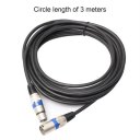 XLR Male To Female Mic Connection Extension Audio Cable Cord Line