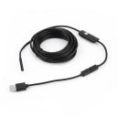 Endoscope Waterproof Inspection Borescope with 6 LEDs & 5.5mm Lens for Android