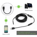 Endoscope Waterproof Inspection Borescope with 6 LEDs & 5.5mm Lens for Android