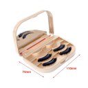 Portable Women False Eyelash Storage Box Dustproof Plastic Makeup Beauty Case