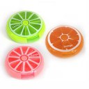 Fruit Shape Mini Medicine Pill Box 7 Days Weekly Travel Medicine Holder