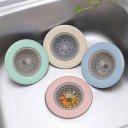 Silicone Home Kitchen Bathroom Round Shape Floor Drain Cover Filter Strainer