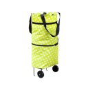 Large Capacity Waterproof Oxford Cloth Foldable Shopping Trolley Wheel Bag